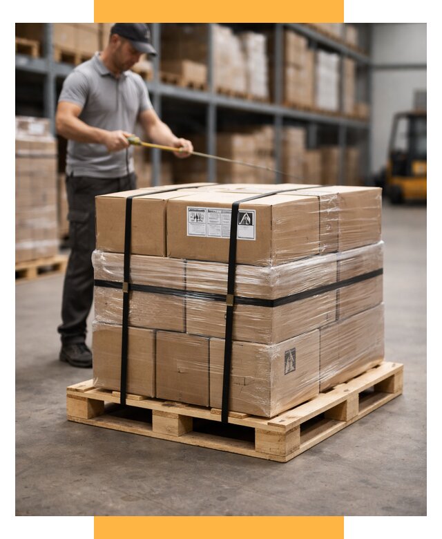 Упаковка и паллетирование грузов от 3747 р. | СетСервис-Мрв