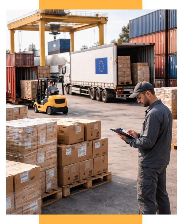 Доставка грузов из Европы от 12847 р., логистика СетСервис-Мрв