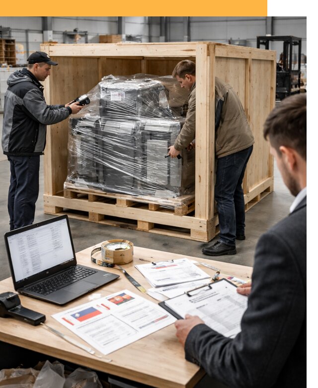 Доставка промышленного оборудования из США от 69589 руб