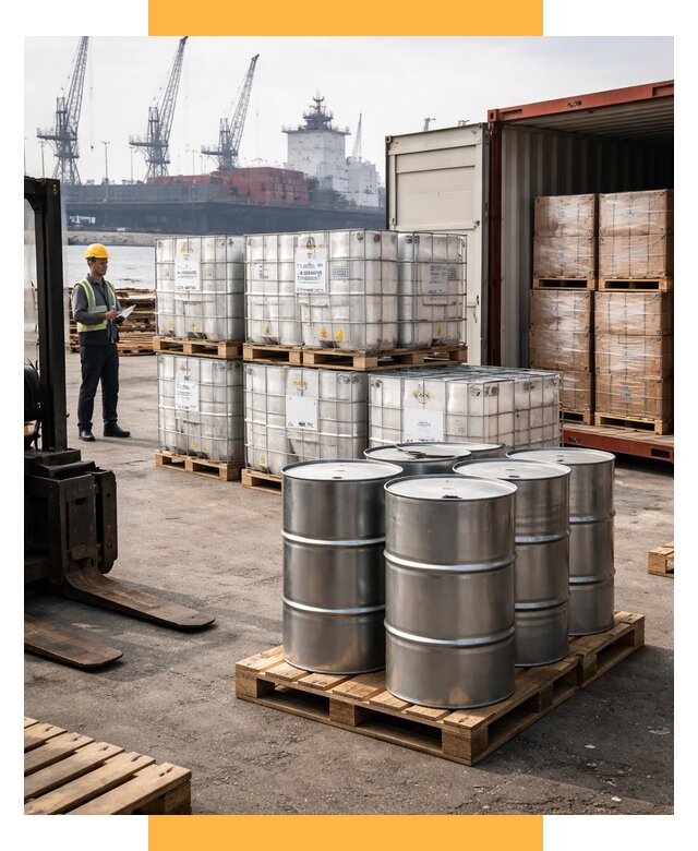 Доставка химического сырья из Индии от 267650 р. | СетСервис-Мрв