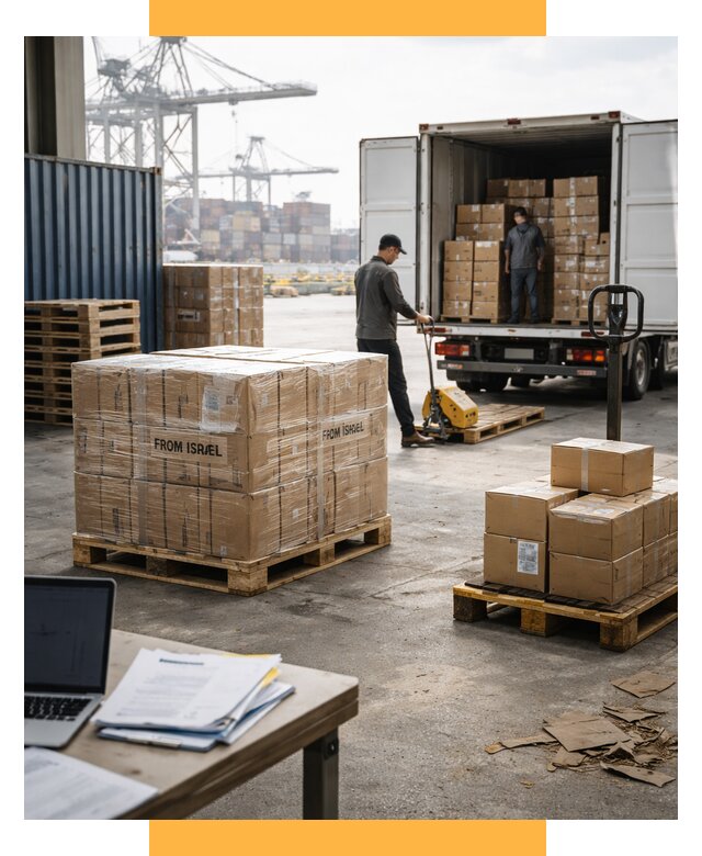 Доставка грузов из Израиля от 16059 р., логистика от СетСервис-Мрв