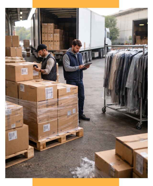 Перевозка и доставка одежды из Китая от 8030 р., СетСервис-Мрв