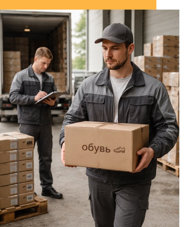 Международная перевозка обуви с таможенным оформлением от 4818