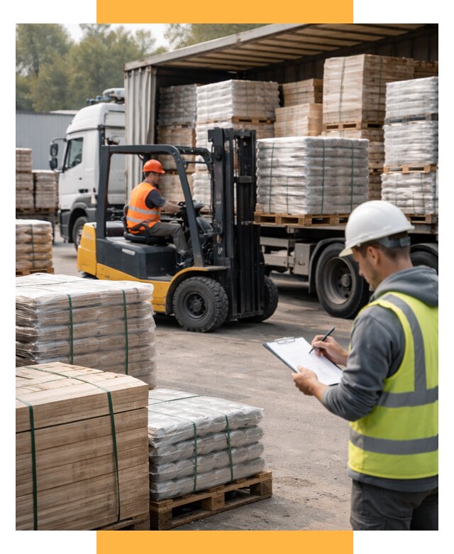 Перевозка строительных материалов от 5888 р. | СетСервис-Мрв