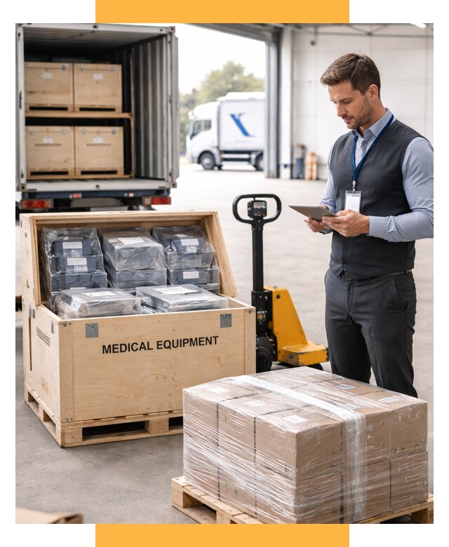 Перевозка медицинского оборудования от 16059 р. в СетСервис-Мрв