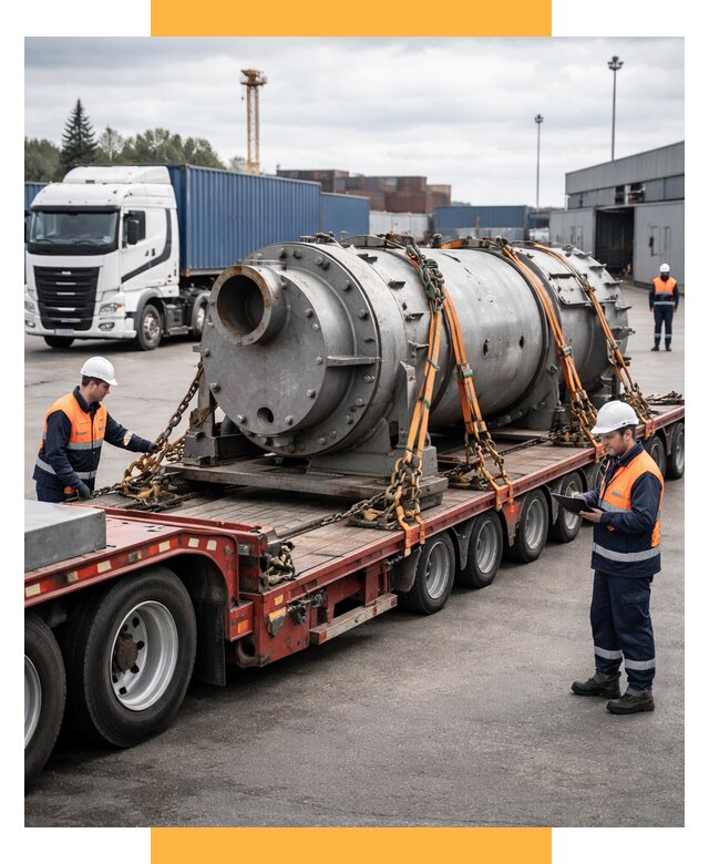 Перевозка тяжеловесных грузов под ключ от 160590 р. | СетСервис-Мрв