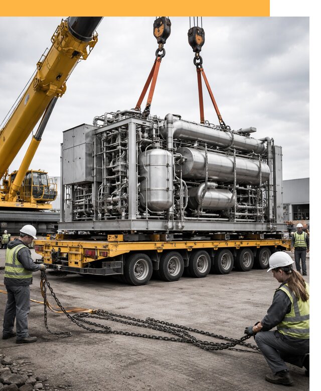 Перевозка тяжеловесных грузов по миру от 160590 руб