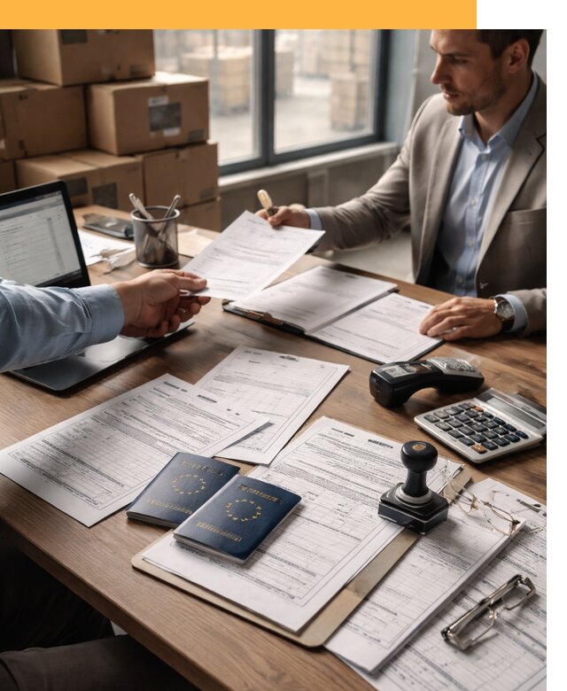 Таможенное оформление грузов из Европы от 9100 руб