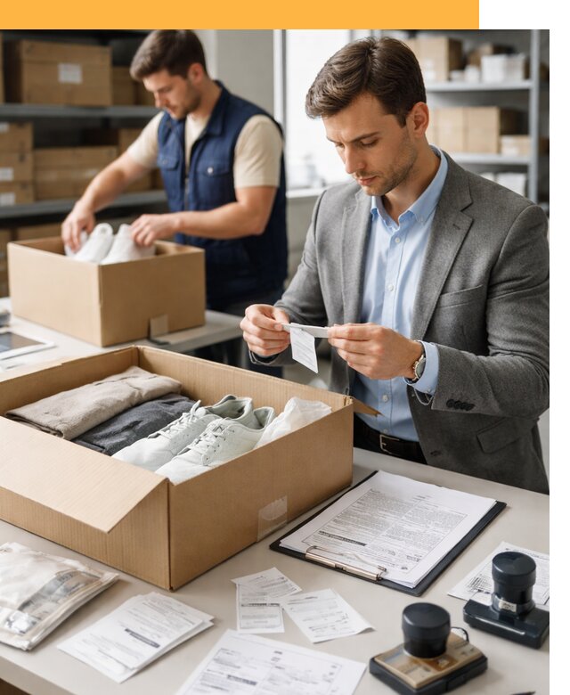 Таможенное оформление одежды и обуви по выгодной цене от 6959 руб